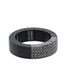 18kt white gold Scacco ring